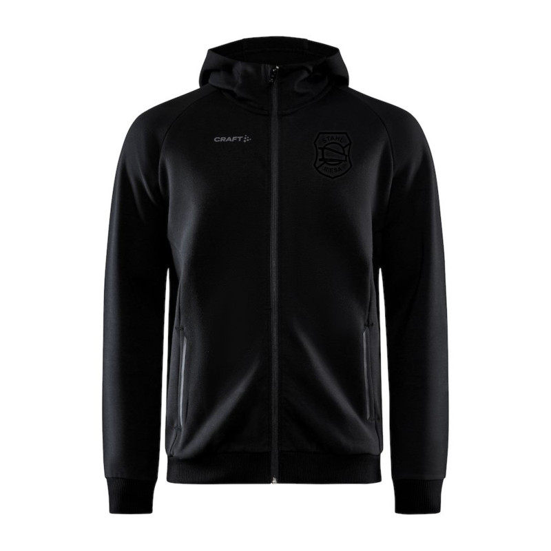 BSG Stahl Riesa Full Zip Hood "BLACK EDITION" Unisex