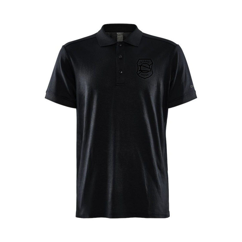 BSG Stahl Riesa CORE Polo Shirt "BLACK EDITION" Unisex