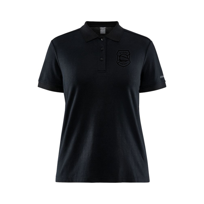 BSG Stahl Riesa CORE Polo Shirt "BLACK EDITION" Women