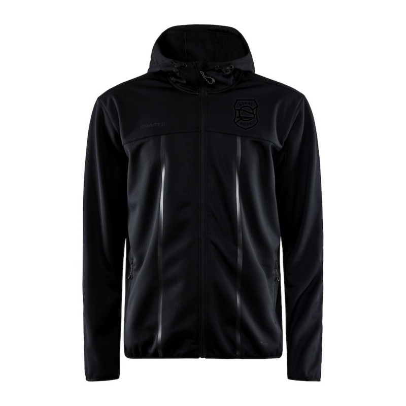 BSG Stahl Riesa Soft Shell Jacket "BLACK EDITION" Unisex