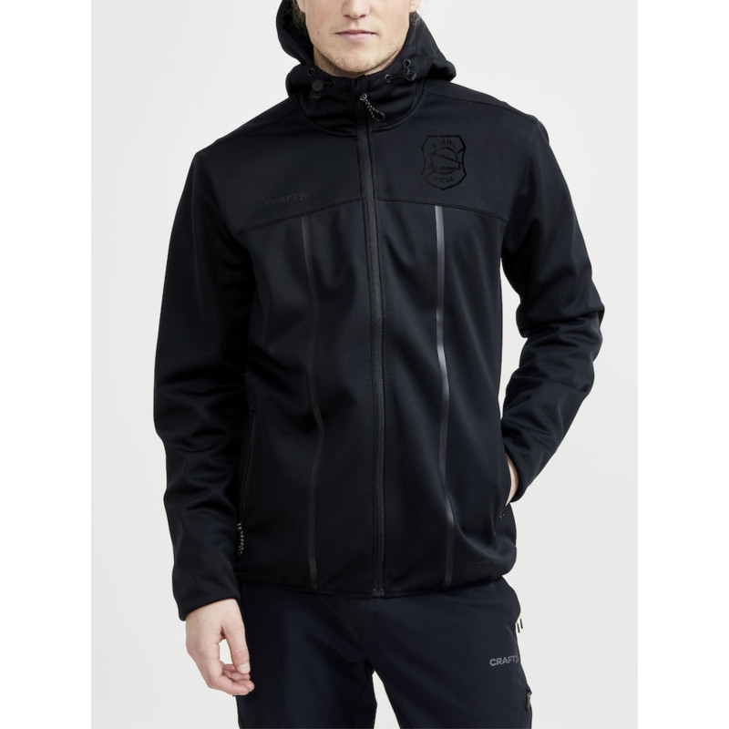 BSG Stahl Riesa Soft Shell Jacket "BLACK EDITION" Unisex