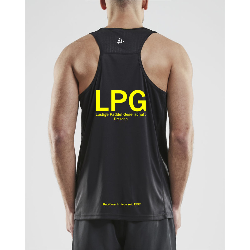 LPG Singlet Herren schwarz