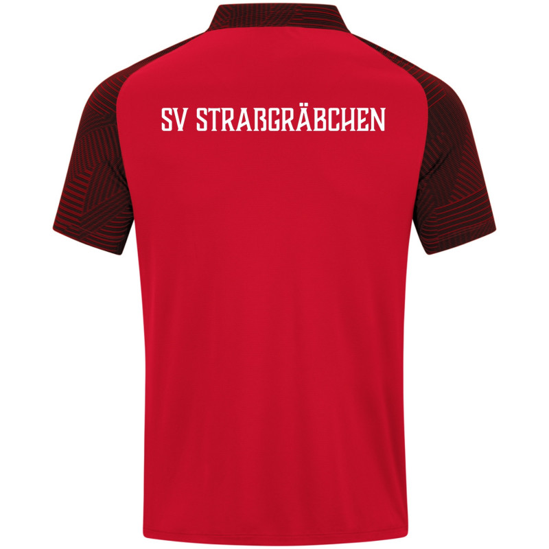 SV Straßgräbchen Kinder Polo rot/schwarz