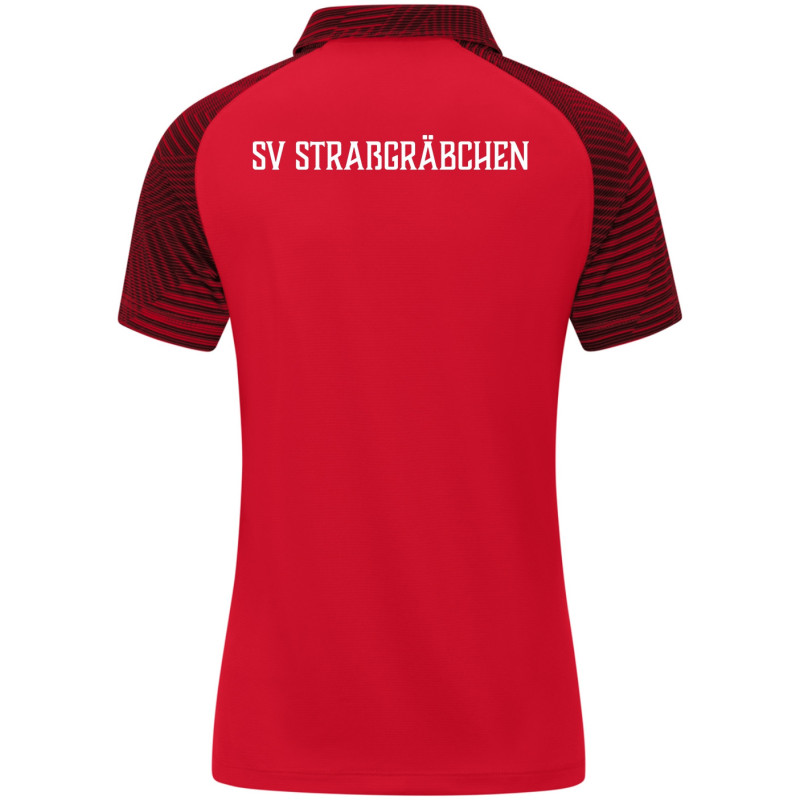 SV Straßgräbchen Damen Polo rot/schwarz