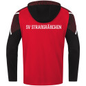 SV Straßgräbchen Kinder Kapuzenjacke rot/schwarz