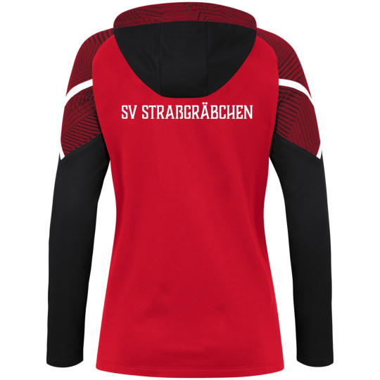 SV Straßgräbchen Damen Kapuzenjacke rot/schwarz