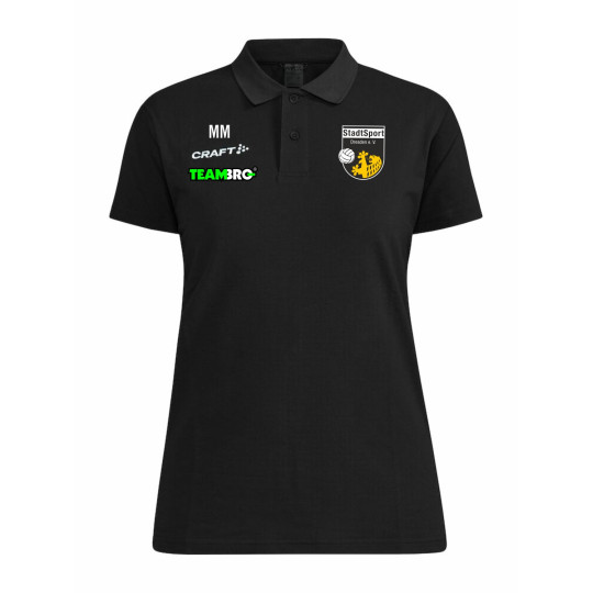 StadtSport Dresden  Progress 2.0 Polo Women schwarz