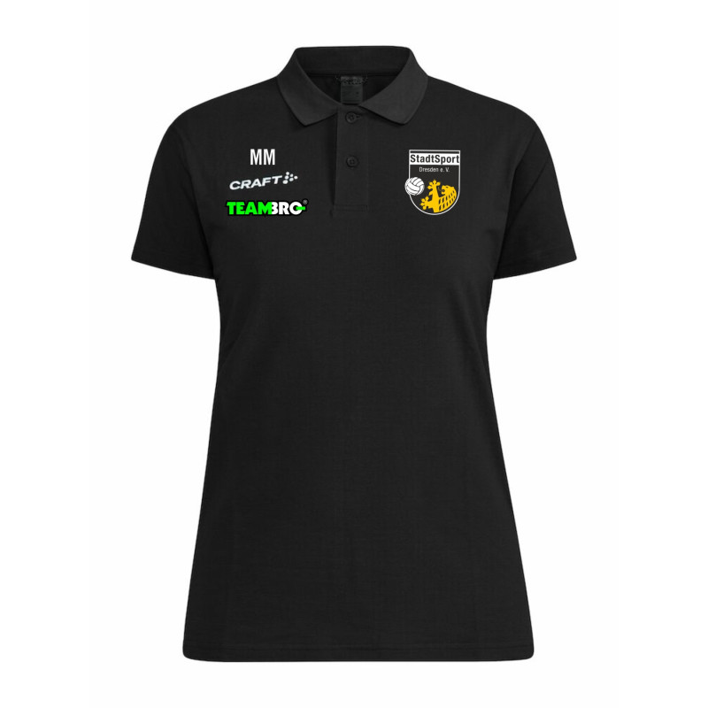 StadtSport Dresden  Progress 2.0 Polo Women schwarz