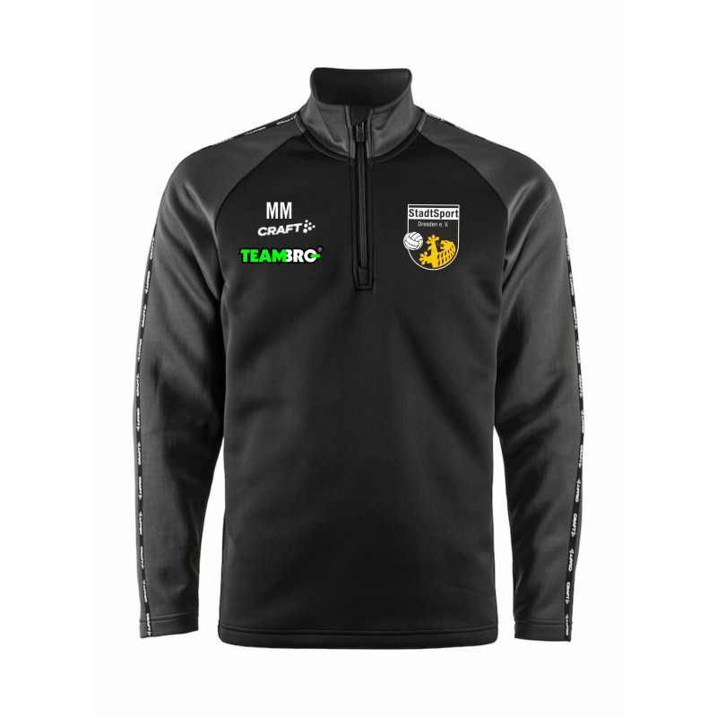 StadtSport Dresden  Squad 2.0 Half Zip Junior schwarz