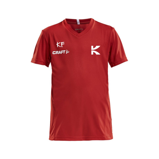 Kinder-Fit Kinder Trainingsshirt Girls rot