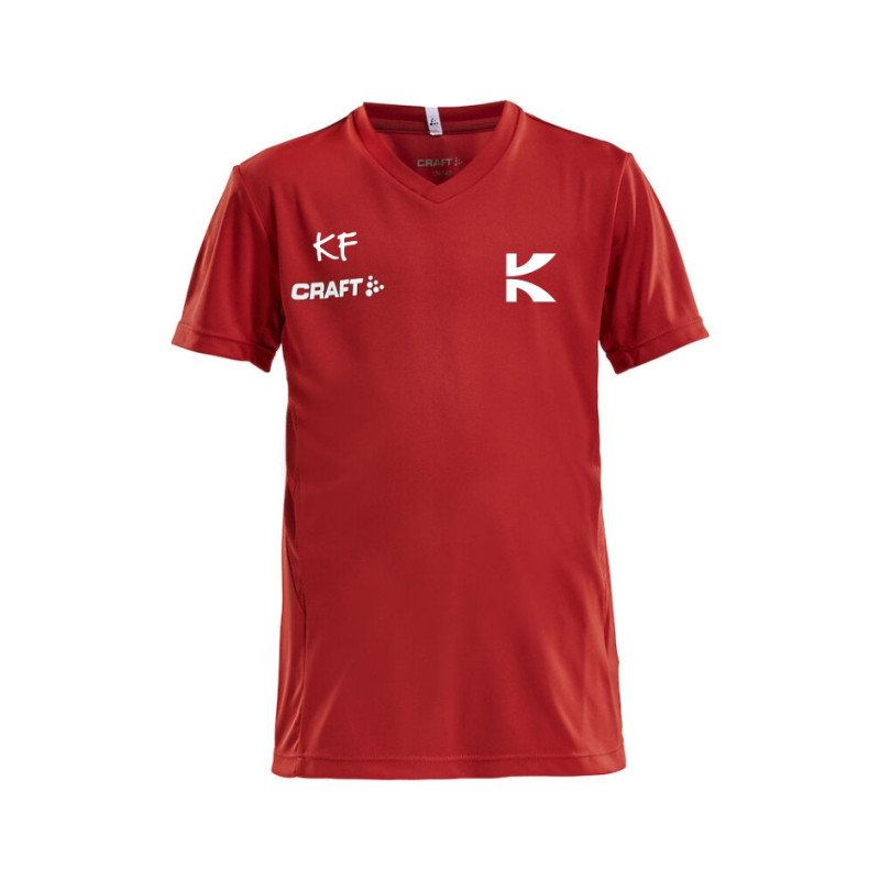 Kinder-Fit Kinder Trainingsshirt Girls rot
