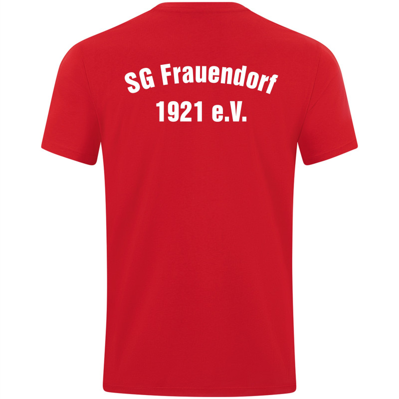 SG Frauendorf Herren Baumwoll T-Shirt rot/weiss