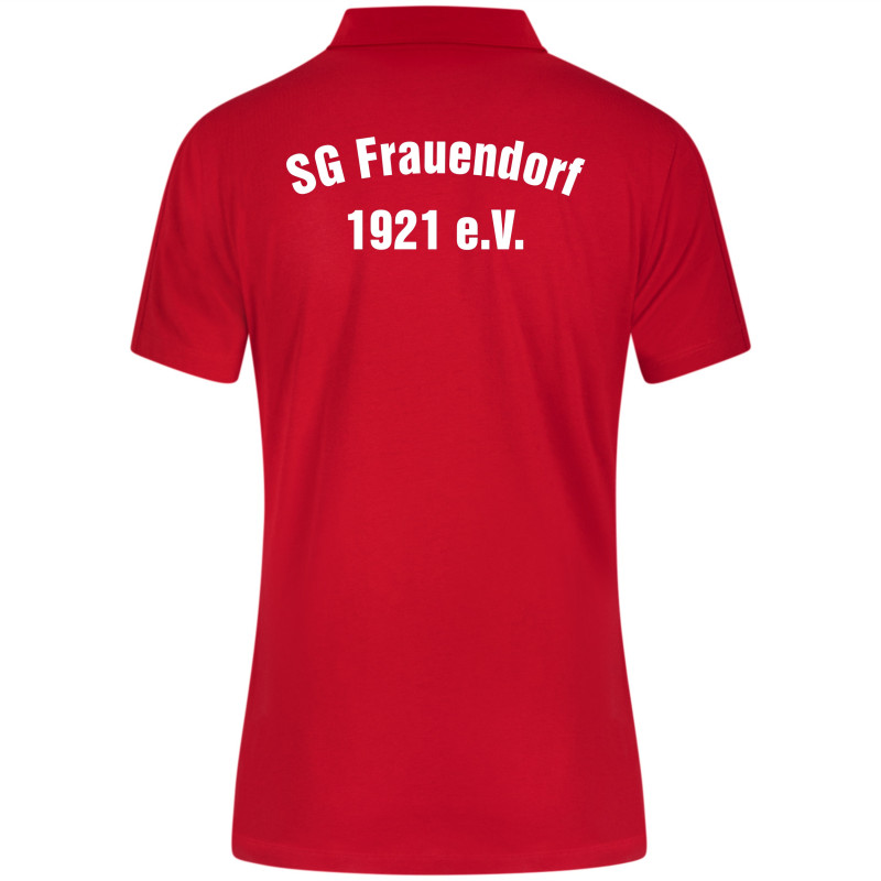 SG Frauendorf Damen Polo rot/weiss