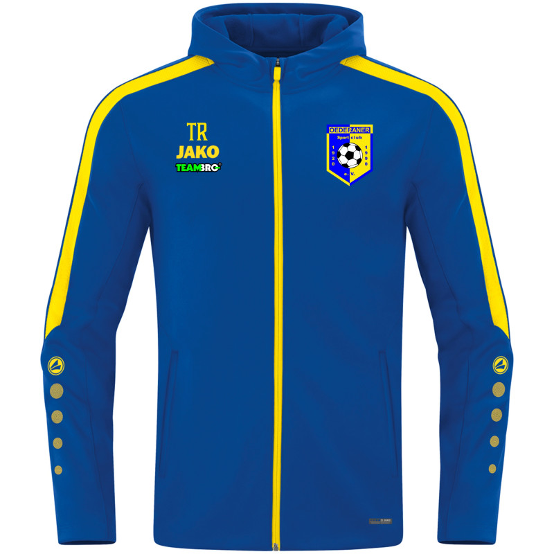 Oederaner SC Damen Kapuzenjacke blau/gelb
