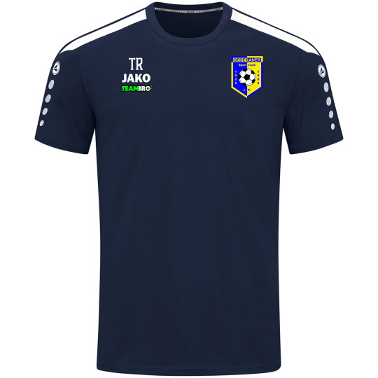 Oederaner SC Herren Baumwoll T-Shirt navy/weiss