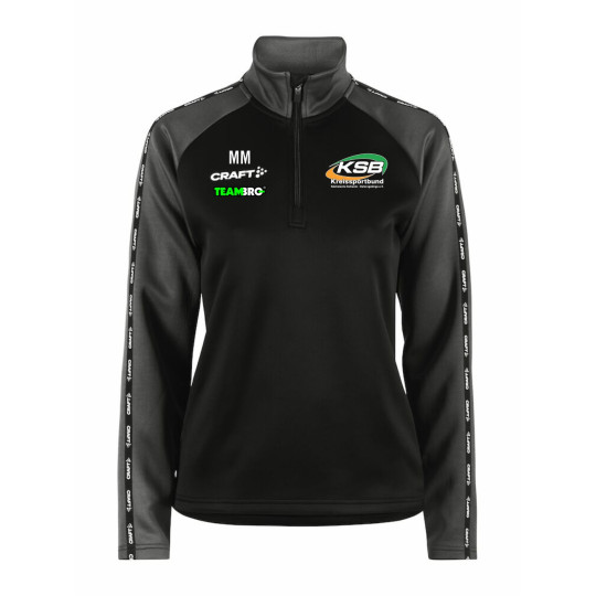 KSB SOE Damen ZipTop schwarz