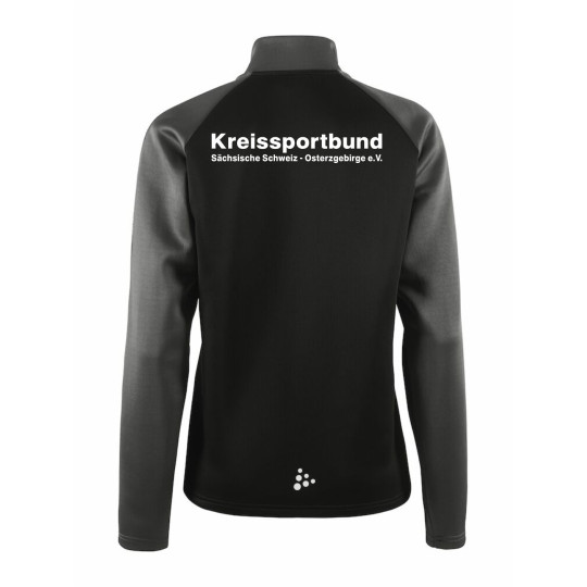 KSB SOE Damen ZipTop schwarz