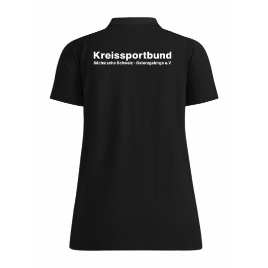 KSB SOE Damen Polo schwarz