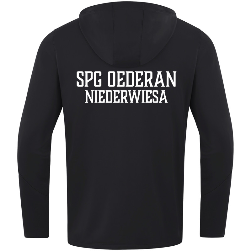 SpG Oederan-Niederwiesa Trainer Kapuzenjacke schwarz/weiss