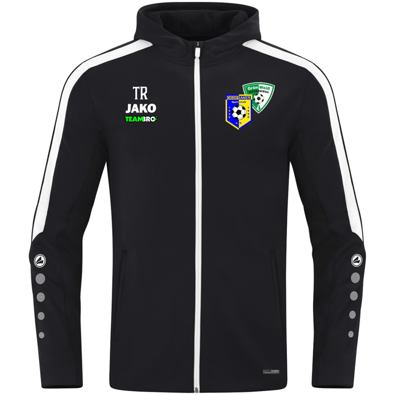 SpG Oederan-Niederwiesa Trainerin Kapuzenjacke schwarz/weiss