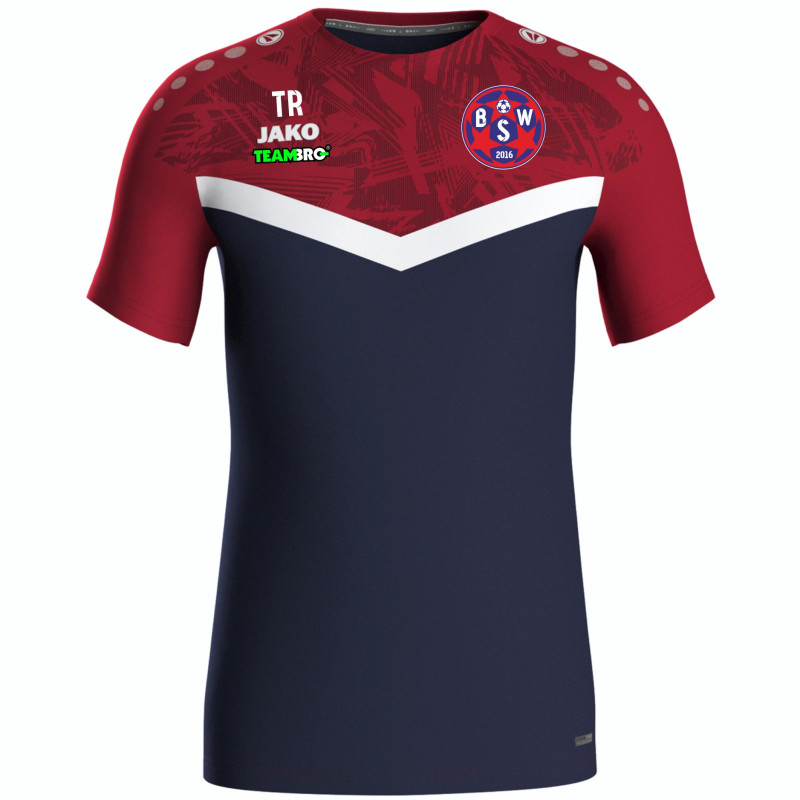BSW Lausitz Kinder T-Shirt marine/chili rot