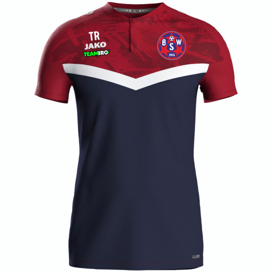 BSW Lausitz Herren Polo marine/chili rot