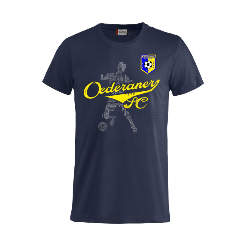 Oederaner SC Unisex Fanshirt navy