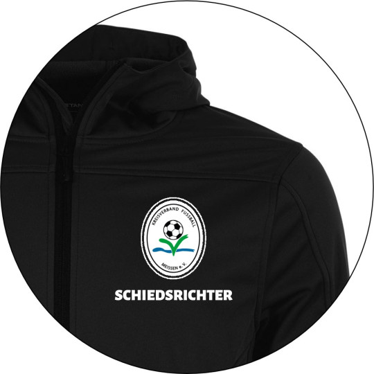 KVF Meissen Herren Baumwoll T-Shirt schwarz