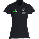Special Olympics Damen Basic Polo schwarz
