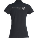 Special Olympics Damen Basic Polo schwarz