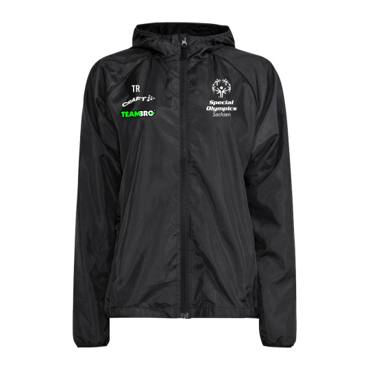 Special Olympics Damen Windjacke schwarz