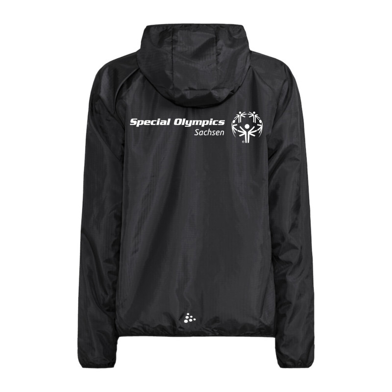 Special Olympics Damen Windjacke schwarz