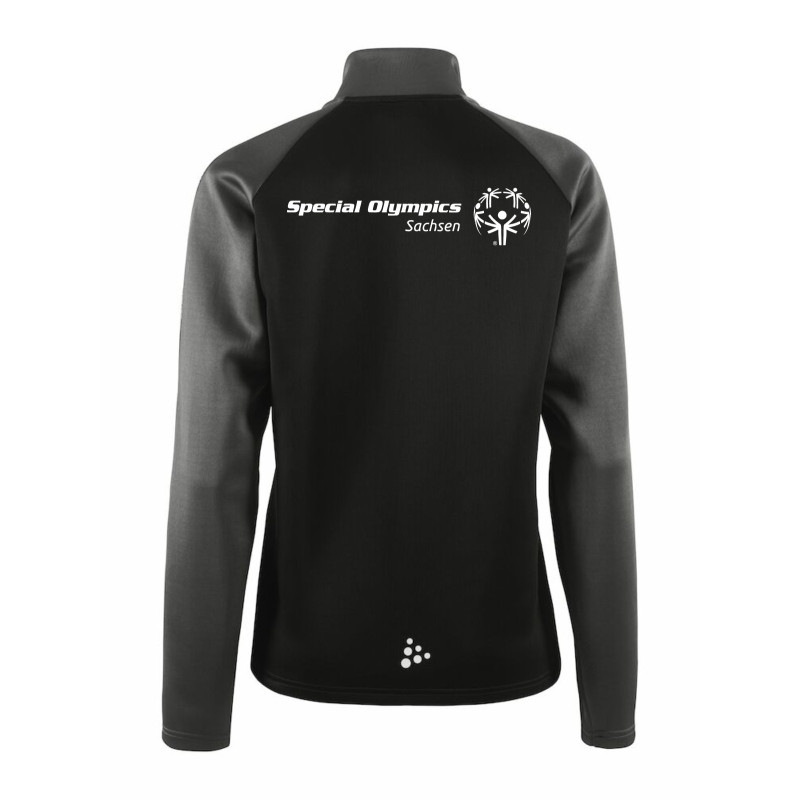 Special Olympics Damen Trainingsjacke schwarz