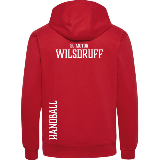 SG Motor Wilsdruff Handball Unisex Kapuzenjacke rot