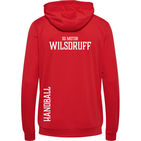 SG Motor Wilsdruff Handball Damen Kapuzenjacke rot