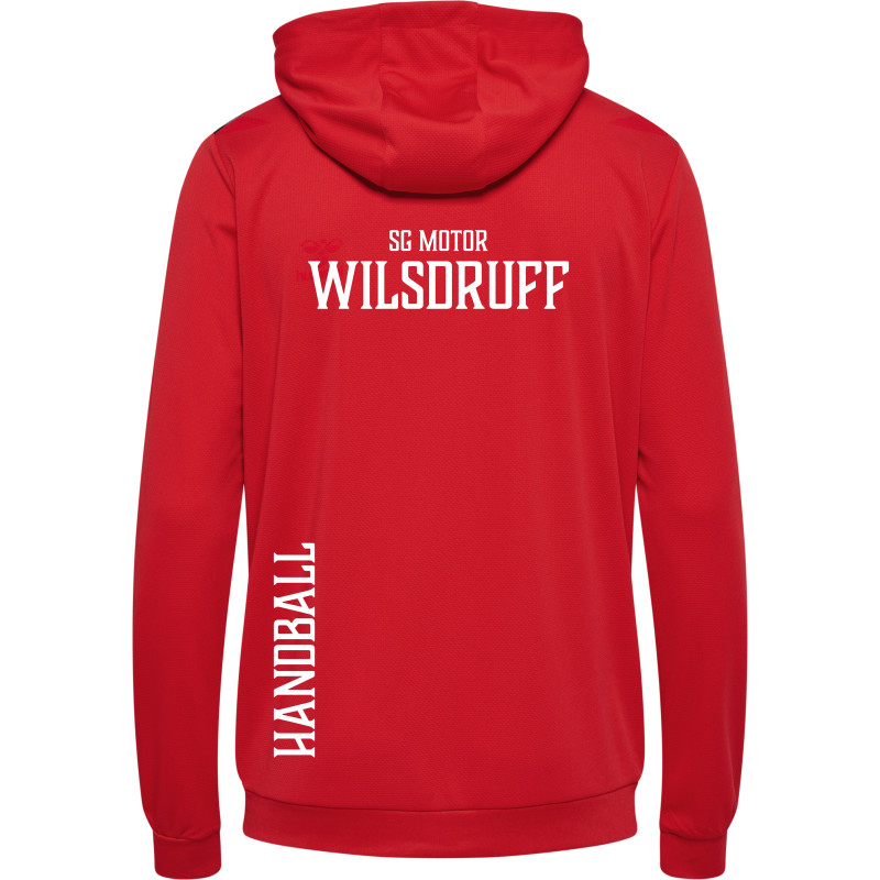 SG Motor Wilsdruff Handball Damen Kapuzenjacke rot