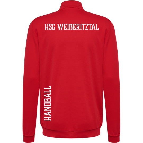 HSG Weißeritztal Unisex Trainingsjacke rot
