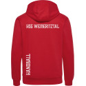 HSG Weißeritztal Unisex Kapuzenjacke rot