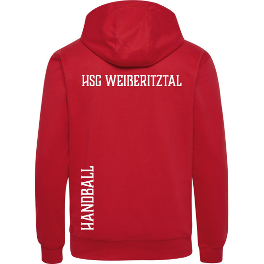 HSG Weißeritztal Kinder Kapuzenjacke rot