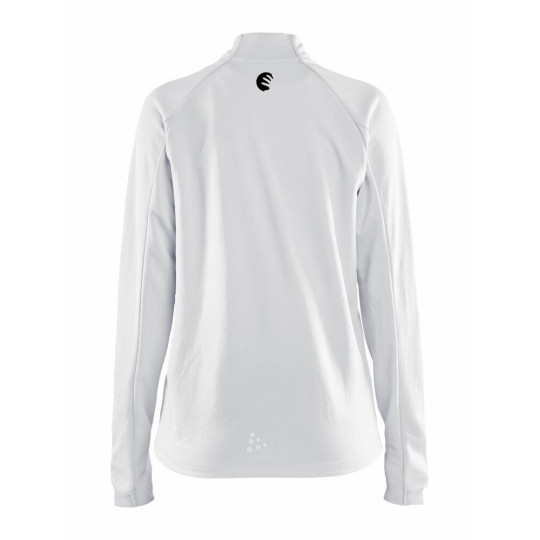 HCM Damen Halfzip weiss