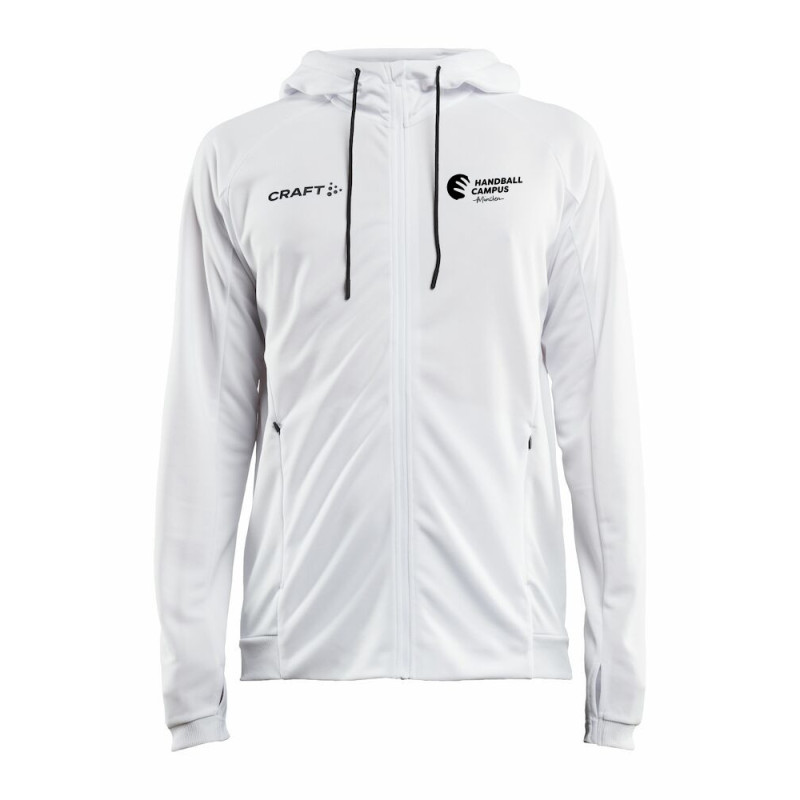 HCM Herren Kapuzenjacke weiss