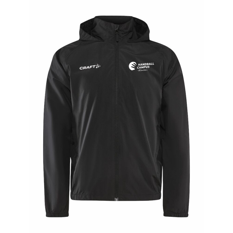 HCM Herren Regenjacke schwarz