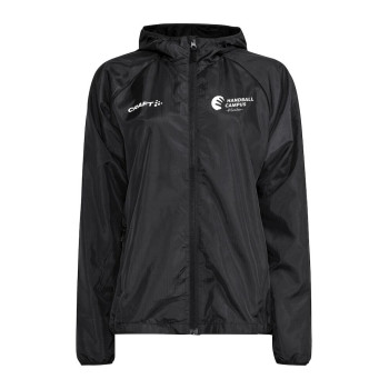 HCM Damen Regenjacke schwarz