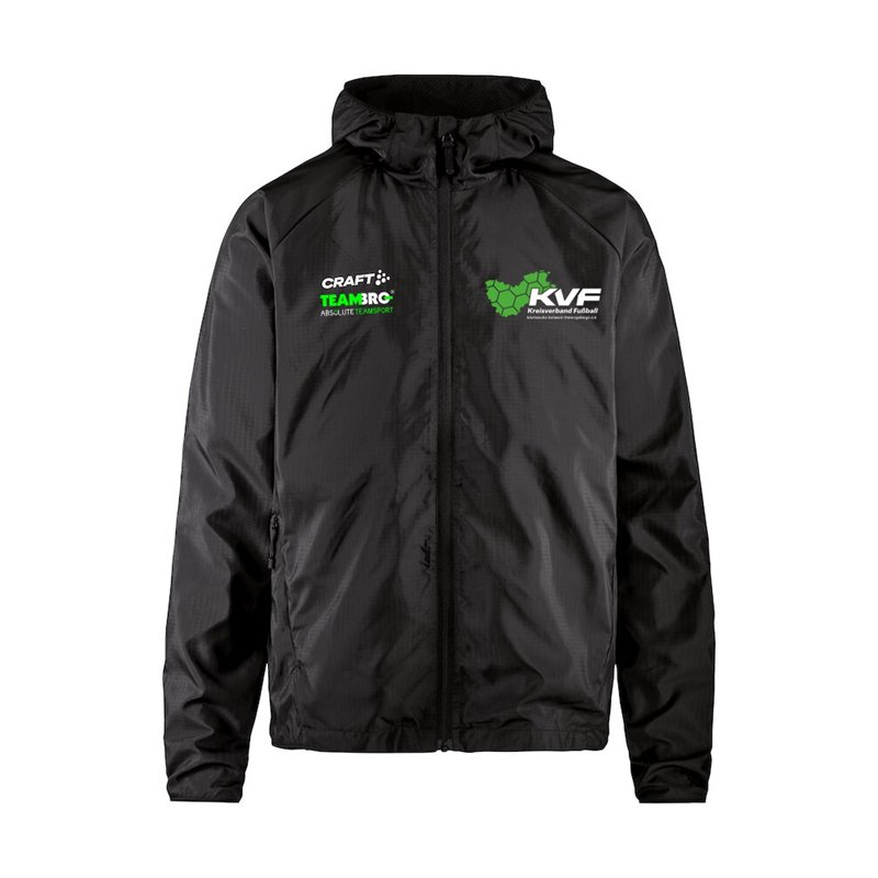KVF SOE Kinder Wind Jacke schwarz