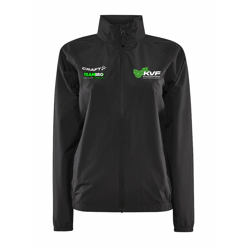 KVF SOE Damen Regenjacke schwarz