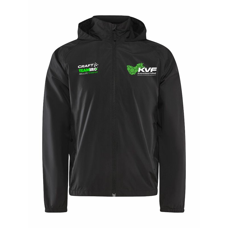 KVF SOE Kinder Regenjacke schwarz