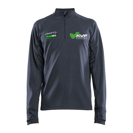 KVF SOE Kinder Halfzip grau