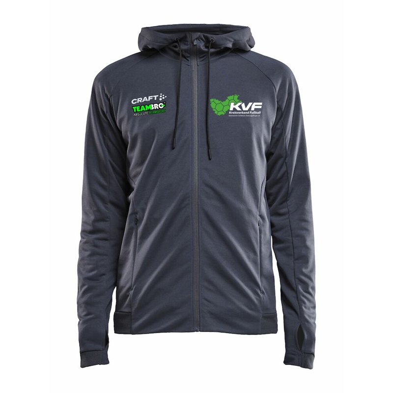 KVF SOE Kinder Kapuzenjacke grau