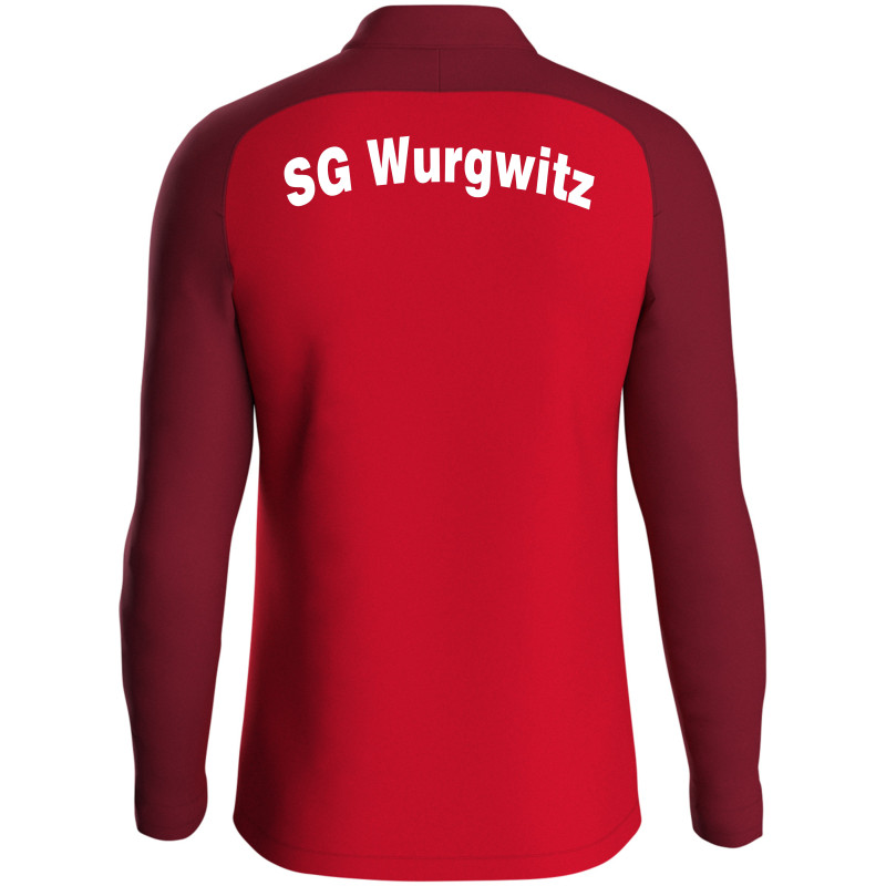 SG Wurgwitz Kinder Ziptop rot/weinrot