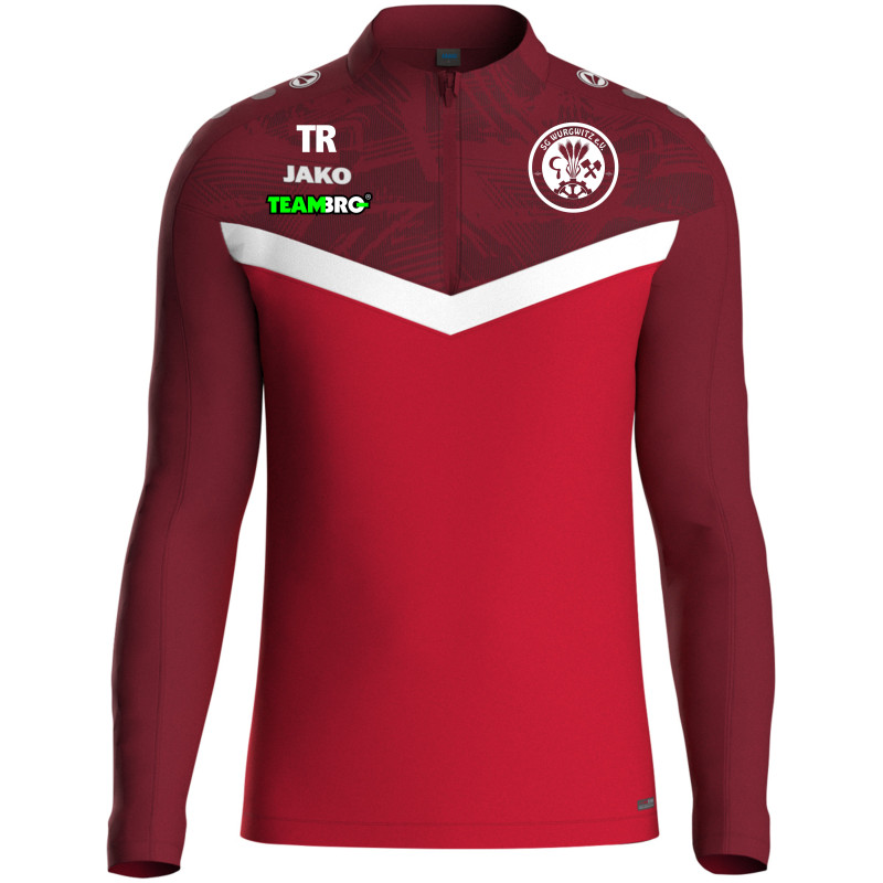 SG Wurgwitz Herren Ziptop rot/weinrot